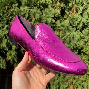Kenneth Cole New York Women’s Westley Purple Metallic Loafer Size 10M